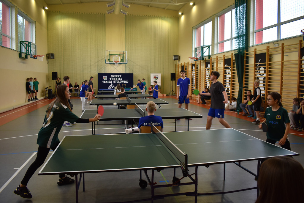  Gminny Turniej Tenisa Stołowego w Strzelcach