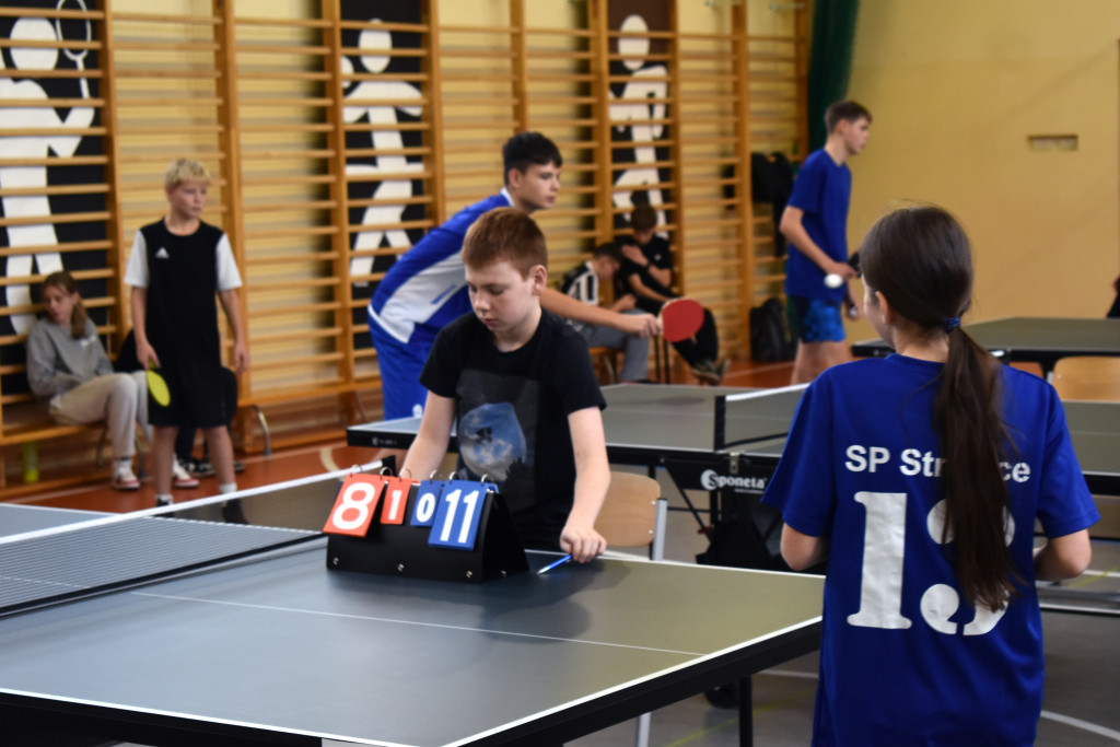  Gminny Turniej Tenisa Stołowego w Strzelcach