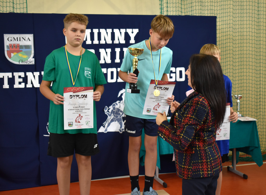  Gminny Turniej Tenisa Stołowego w Strzelcach