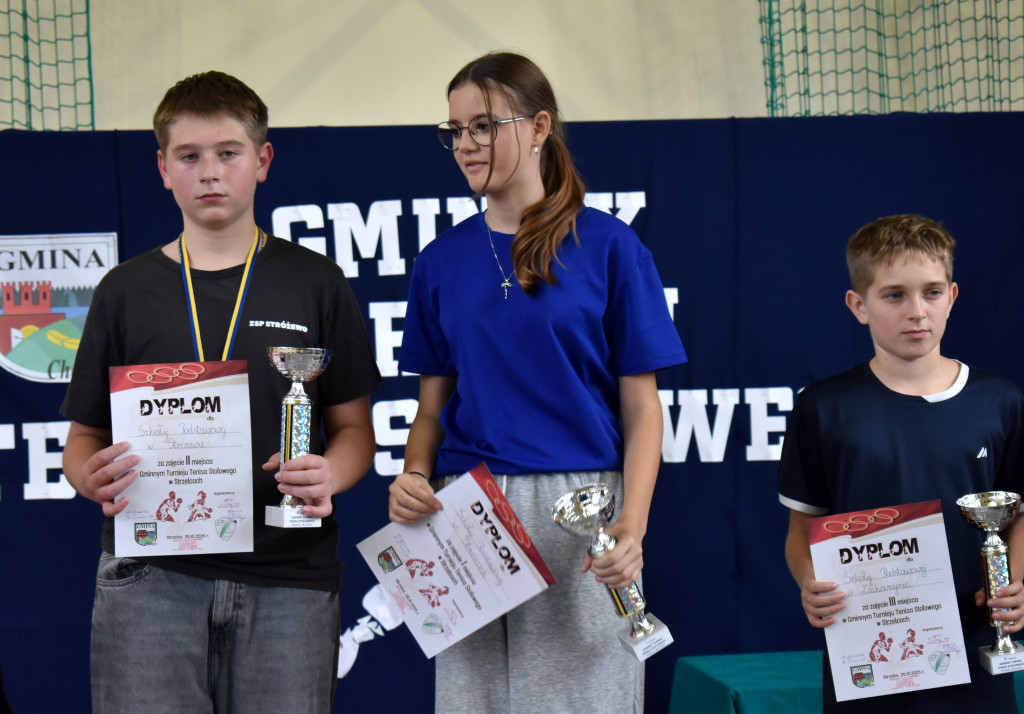  Gminny Turniej Tenisa Stołowego w Strzelcach
