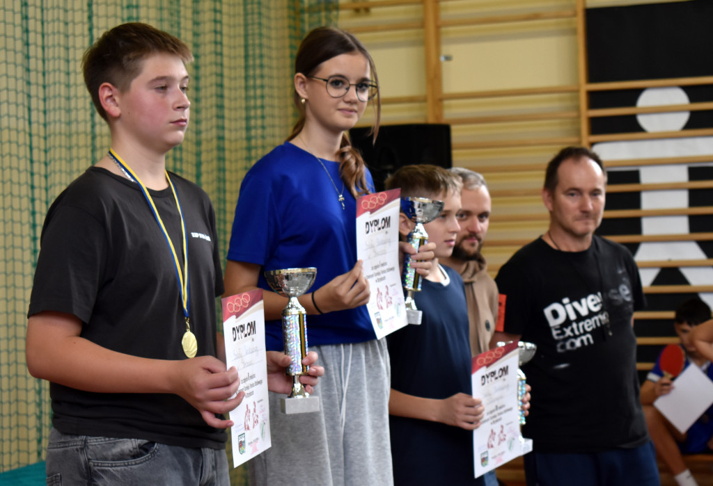 Gminny Turniej Tenisa Stołowego w Strzelcach