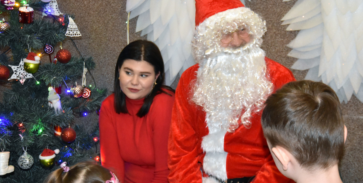 Wigilia sąsiedzka Stowarzyszenia Motyl w Podaninie