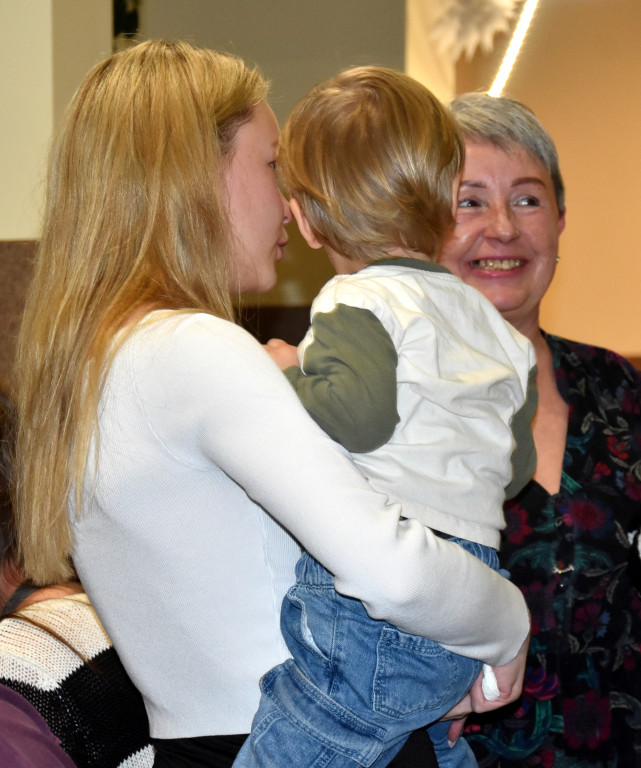 Wigilia sąsiedzka Stowarzyszenia Motyl w Podaninie
