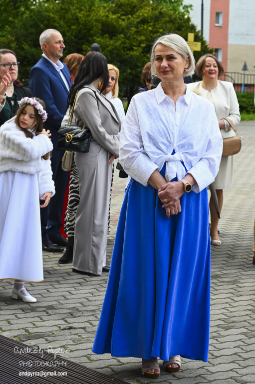 Pierwsza Komunia w kościele Świętej Rodziny w Pile
