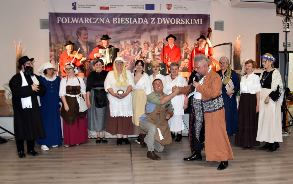 Folwarczna biesiada z dworskimi