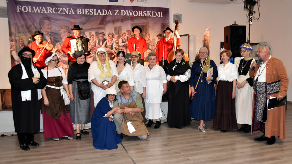 Folwarczna biesiada z dworskimi