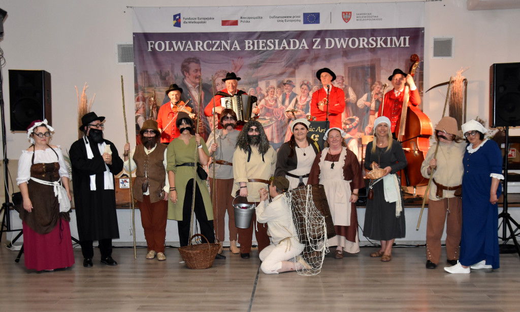 Folwarczna biesiada z dworskimi