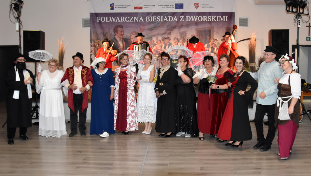 Folwarczna biesiada z dworskimi