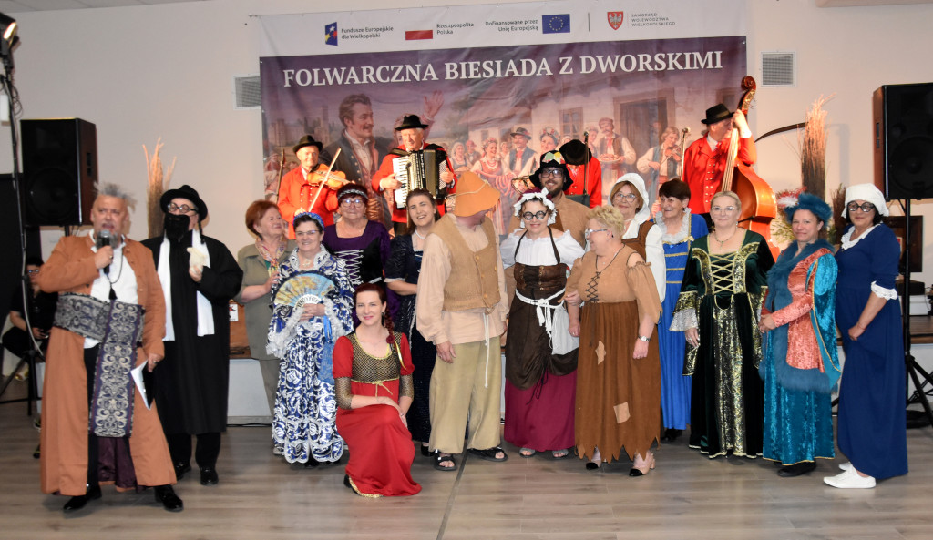Folwarczna biesiada z dworskimi