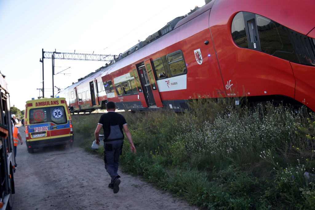 Wypadek kolejowy w Białośliwiu 25.06.2026