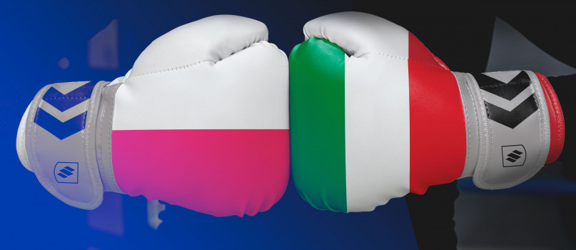 Mecz bokserski kobiet Polska - Włochy
