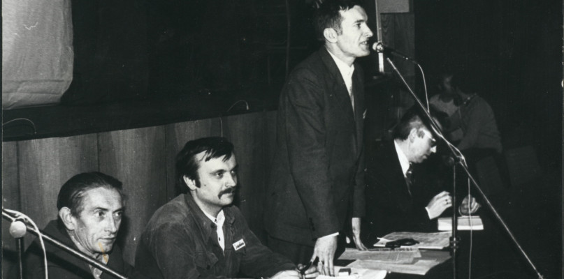 Wybory władz  Solidarności: M. Helak, W. Jordan, J. Wardalski