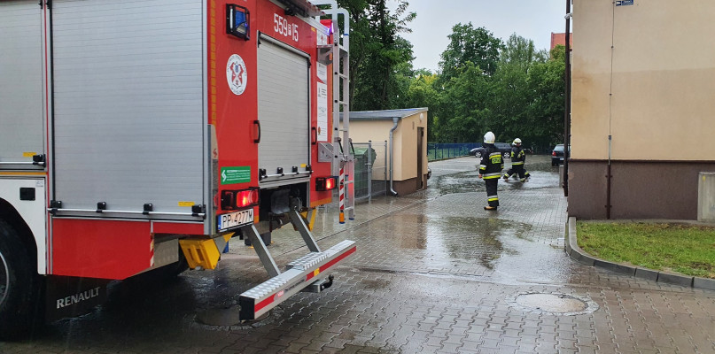 Nad Piłą przeszła ulewa. Interweniowało ponad 100 straż