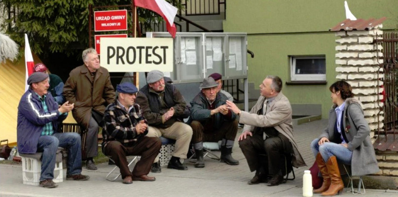Kadr z serialu Ranczo