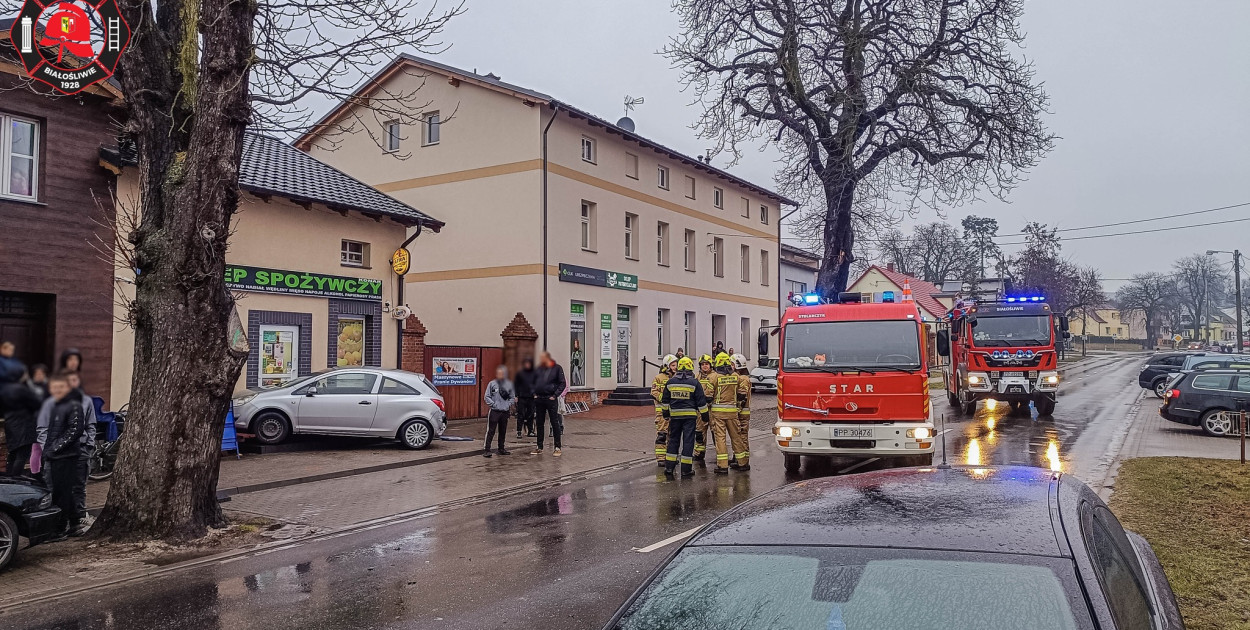 Białośliwie: kolizja na Podgórnej