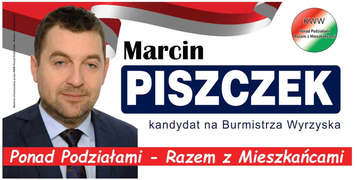 Marcin Piszczek, kandydat na Burmistrza Wyrzyska: Stawiam na dialog z mieszkańcami