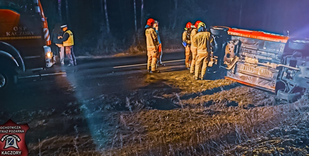 Niebezpieczne zdarzenie na drodze Kaczory-Piła