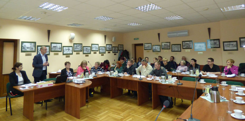 W Łobżenicy podczas spotkania informacyjnego dotyczącego grantów (fot. Marta Konek)