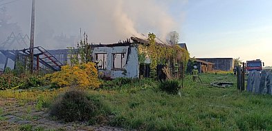 Spłonęła dawna karczma w Chrustowie-31882