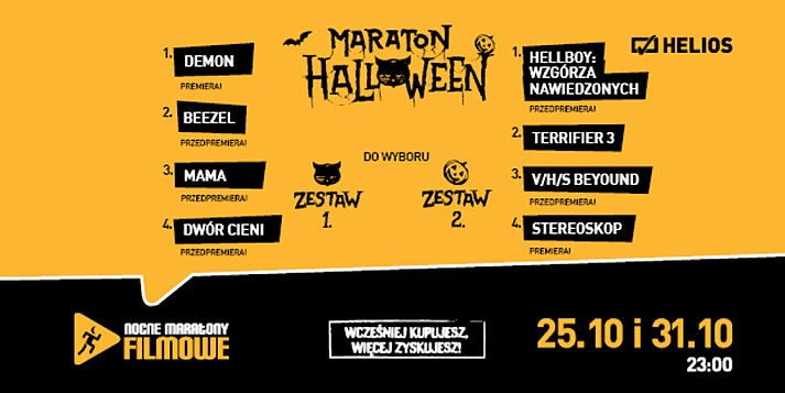 Halloween: Dwa maratony grozy w Heliosie! Wystarczy wam odwagi na oba?