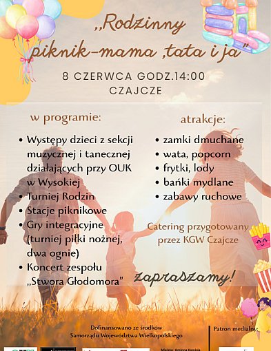 Piknik rodzinny Czajczu. Mamo, tato - zabierzcie dzieci i startujcie!-40231