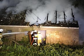 Zarwana noc strażaków. Pożar w Luchowie-40461