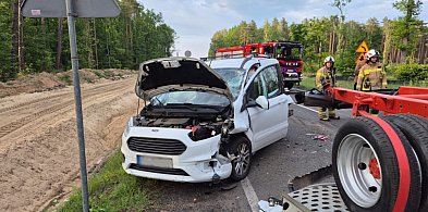 Kolizja trzech pojazdów na DK 22-40835