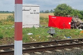 Wjechał wprost pod pociąg-41477