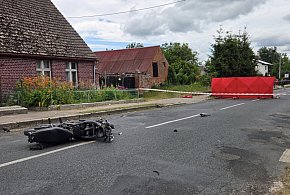 Reanimacja nie pomogła. Zginął motocyklista-41528