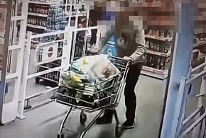 Kradł towar a potem uciekał taranując sklepowe bramki-42743