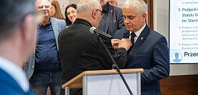 Starosta ze Złotą Odznaką Polskiego Związku Judo