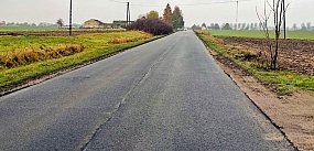 Nowy asflat z Liszkowa w stronę Radzicza