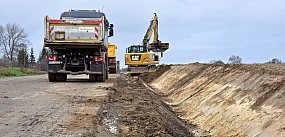 Rozbudowa DW 190. 45% zaawansowania prac