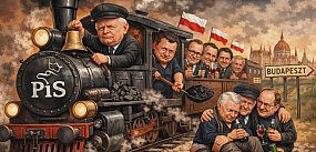 PiS lokomotywa do Orbana wierszem prawie spisana