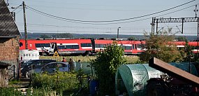 Groźna kolizja pociągów pasażerskich w Białośliwiu