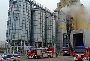 Pożar w elewatorze w Gołańczy-45066