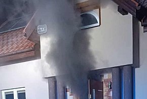 Alarm w pierwsze święto. Z domu wydobywał się dym-45838