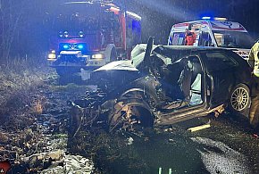 Wypadek między Śmiłowem a Kaczorami-45889