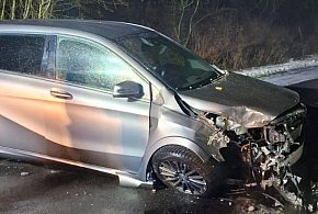 Uderzył w drzewo, aż wystrzeliły poduszki-46294