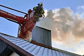 Gorąco w kominie! Zapaliła się sadza