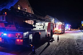 Nocna akcja w Grabównie. Ogień w kominie!