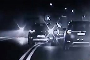 Namierzyli go, jak wyprzedzał w miejscu niedozwolonym [Film]