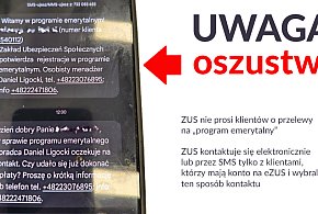 Uwaga! Oszuści dzwonią podając się za ZUS