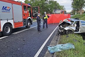 Dwie osoby zginęły w wypadku koło Człuchowa. DK 22 zablokowana