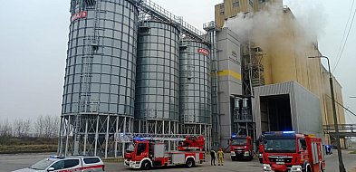 Pożar w elewatorze w Gołańczy-45066