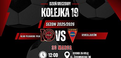 W sobotę mecz KP Piła - Sparta Złotów
