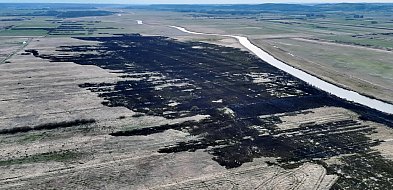 Spłonęło ponad 30 hektarów łąk. To nie była łatwa akcja