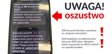 Uwaga! Oszuści dzwonią podając się za ZUS