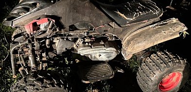 Uciekał przed policjantami quadem. A potem pieszo