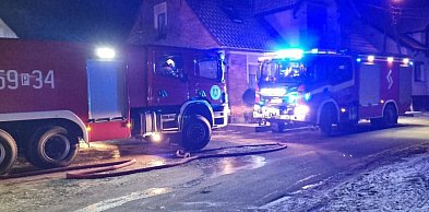 Wczesna pobudka. Pożar w Gromadnie